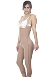 Long Girdle with Thin Strap - 1611 - Nude - Side View - Fajas y Mas